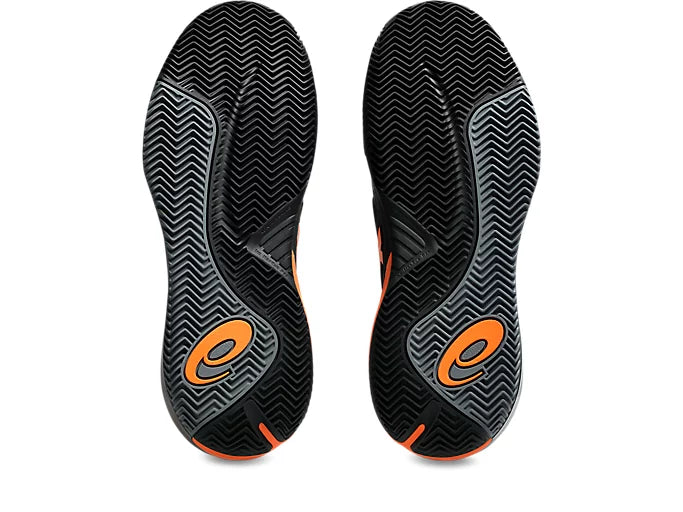 Chaussures Asics Gel Resolution X Clay Shocking Orange vue arrière