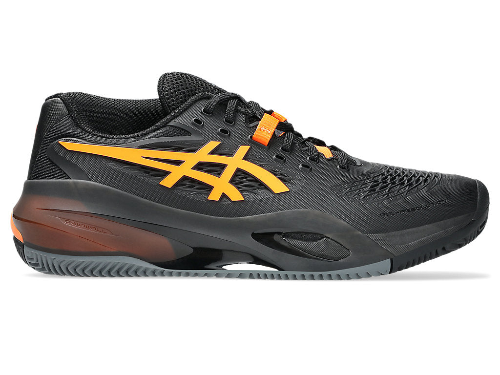 Chaussures Asics Gel Resolution X Clay Shocking Orange vue latérale