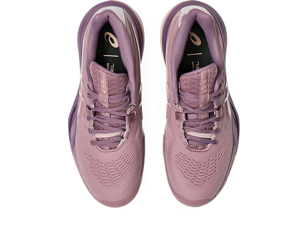 Détail des Chaussures Asics Gel Resolution X Rose Gold