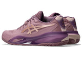 Chaussures Asics Gel Resolution X Rose Gold vue latérale