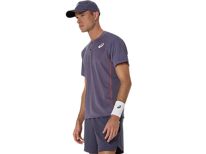 Polo Asics Match Actibreeze Greyish Purple vue latérale