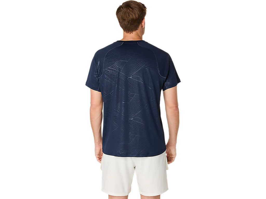 Tee Shirt Asics Game All Over Print SS Top Midnight