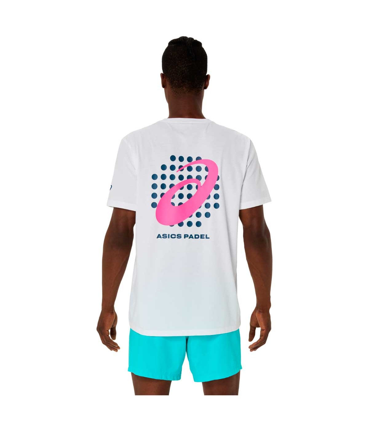 Tee Shirt Asics Court Graphic SS Top Brilliant White