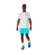 Tee Shirt Asics Court Graphic SS Top Brilliant White