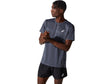 Vue avant du Tee Shirt Asics Gris