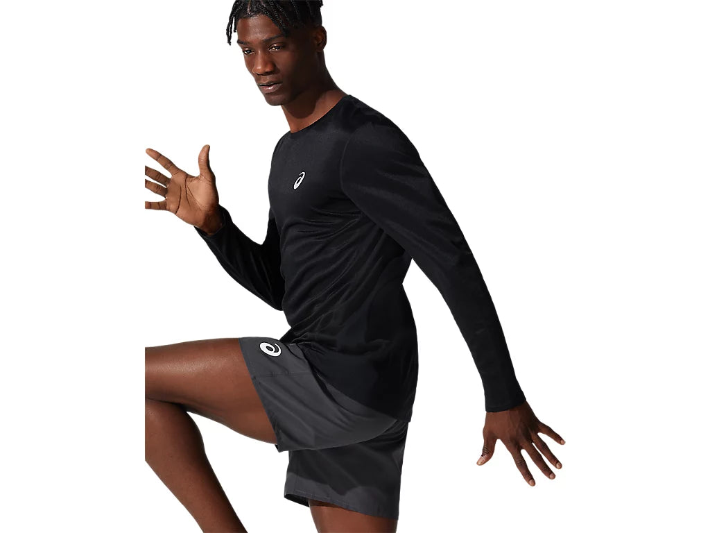 Vue latérale du Tee Shirt LS Black