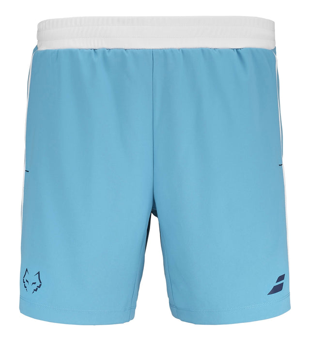 Short Babolat Lebron Cyan face