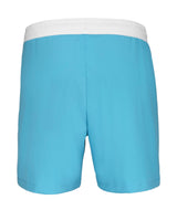 Short Babolat Lebron Cyan détail tissu