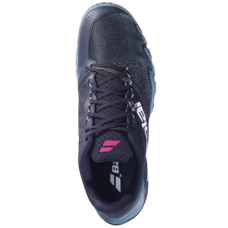 Détail du design noir élégant des Babolat Jet Premura 2