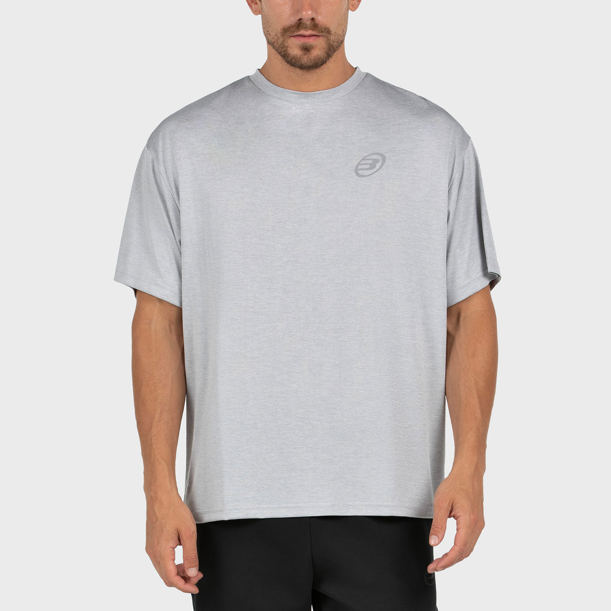 Tee Shirt de padel Bullpadel Banes Gris Claro Vigore