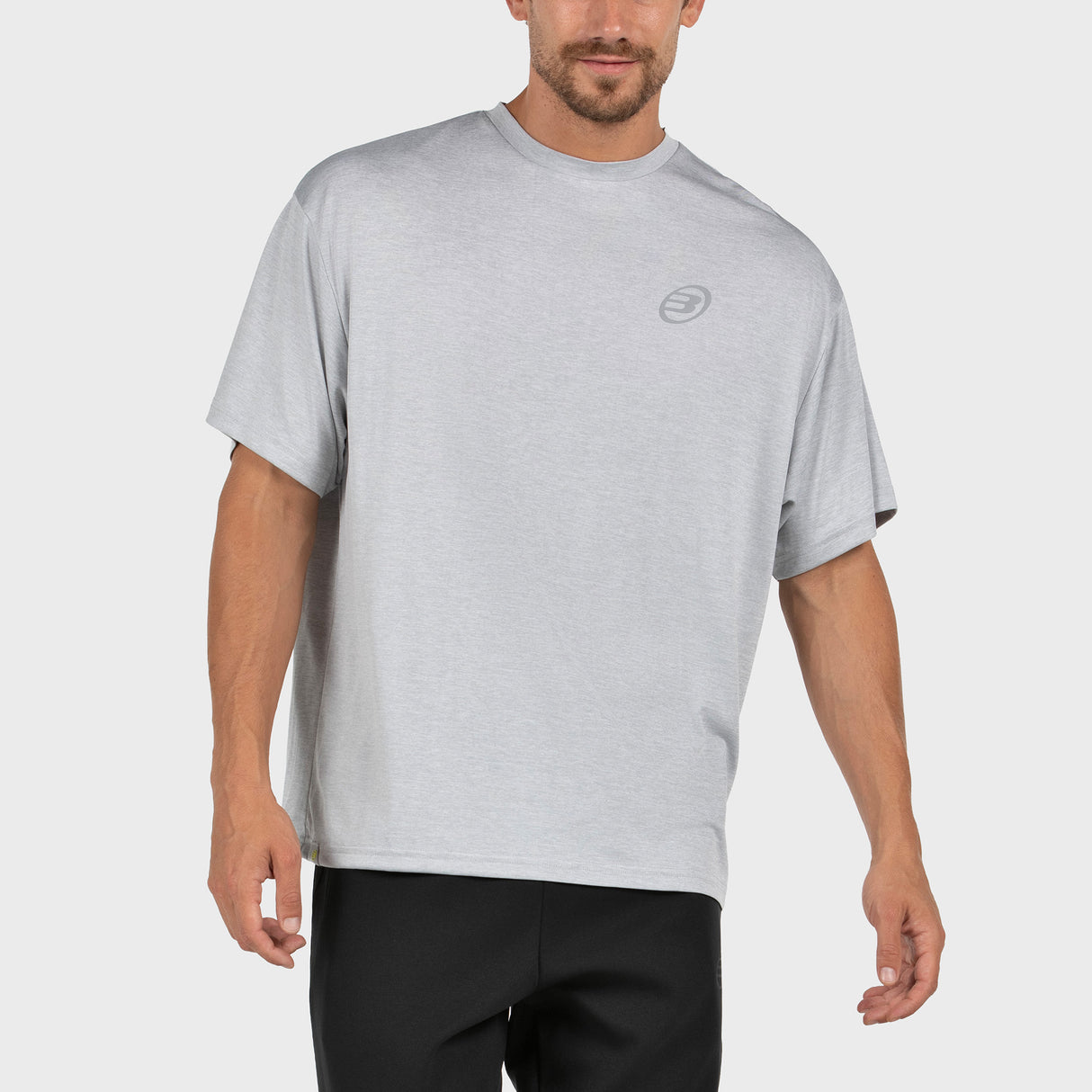 Tee Shirt de padel Bullpadel Banes Gris Claro Vigore