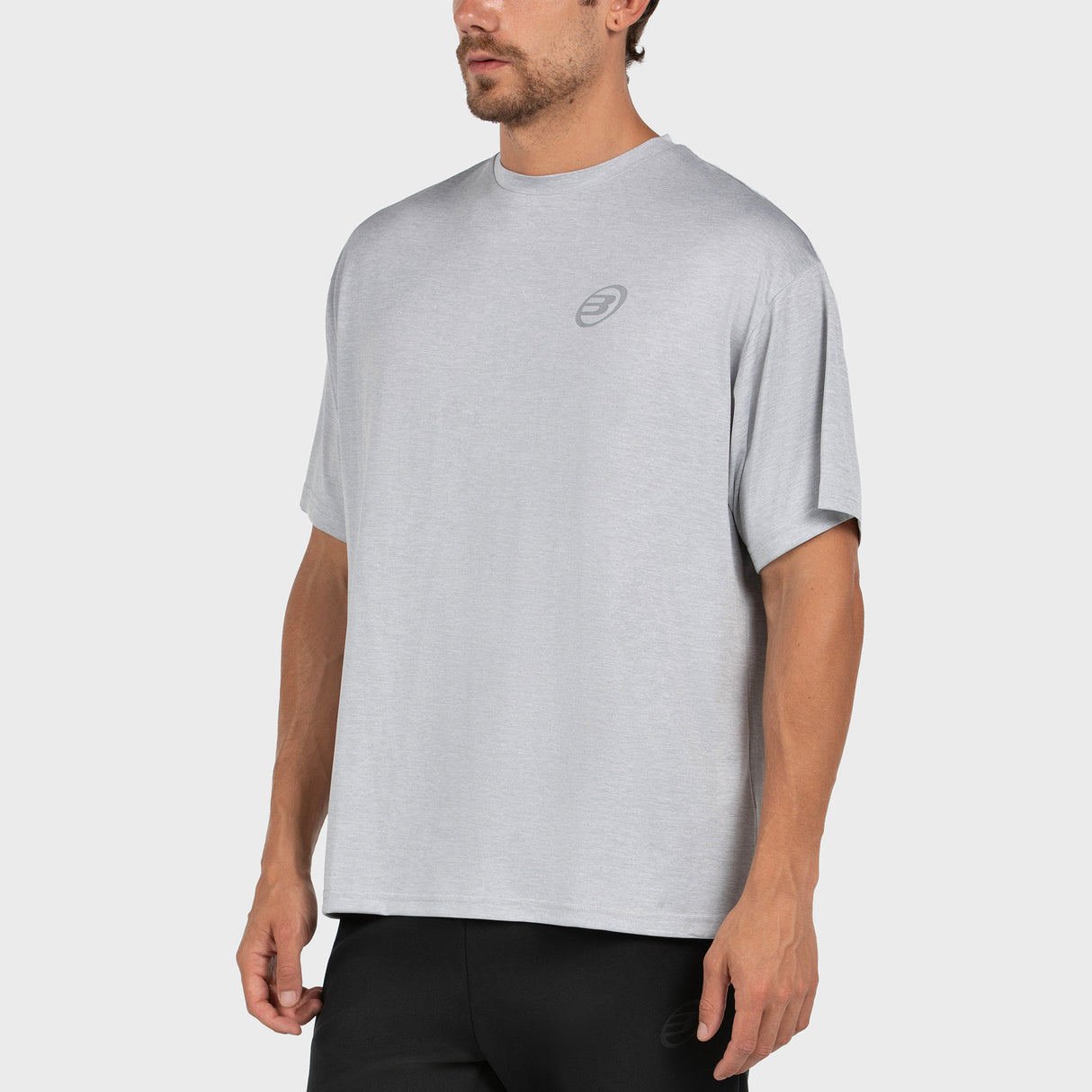 Tee Shirt de padel Bullpadel Banes Gris Claro Vigore
