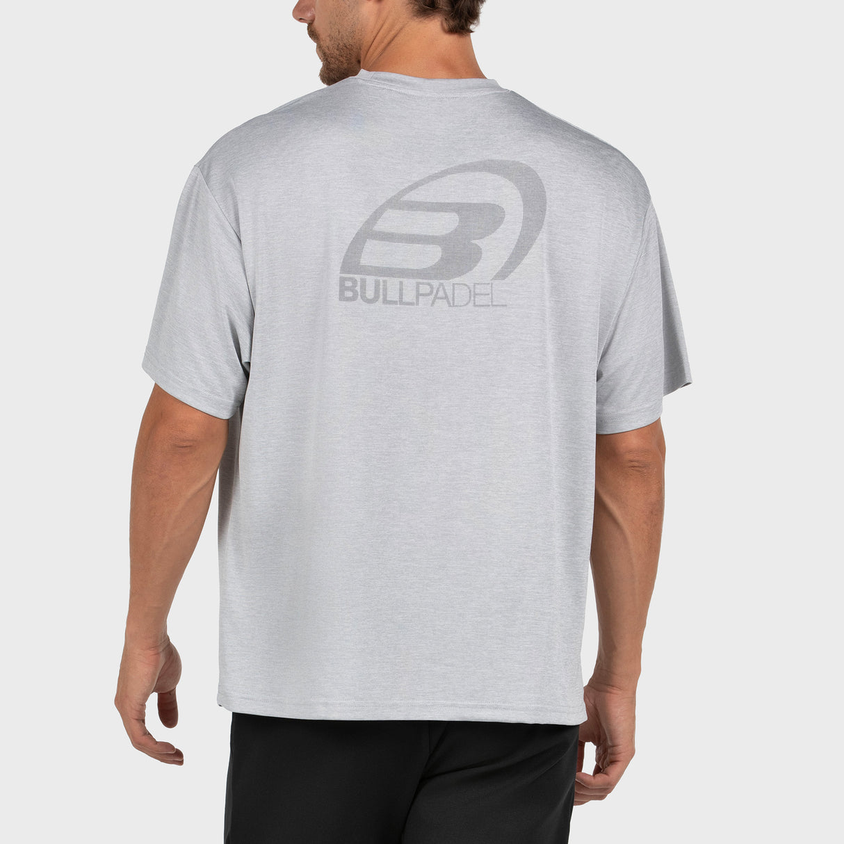 Tee Shirt de padel Bullpadel Banes Gris Claro Vigore