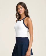 Vue latérale Brassière Wilson On The Daily Brami White / Classic Navy