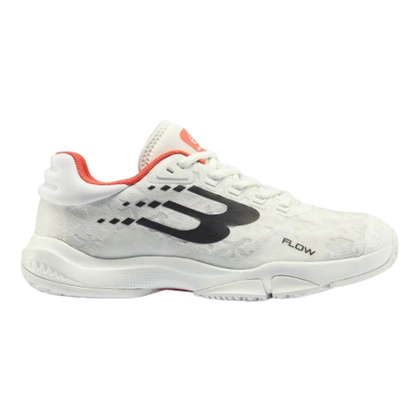 Chaussures Bullpadel Flow 24I blanches femme vue latérale
