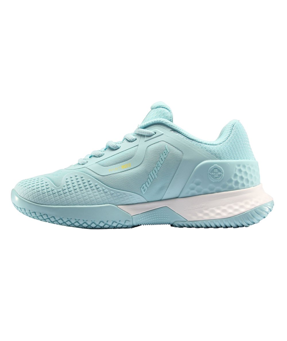 Vue latérale Chaussures Bullpadel Pearl Vibram 25V Verde