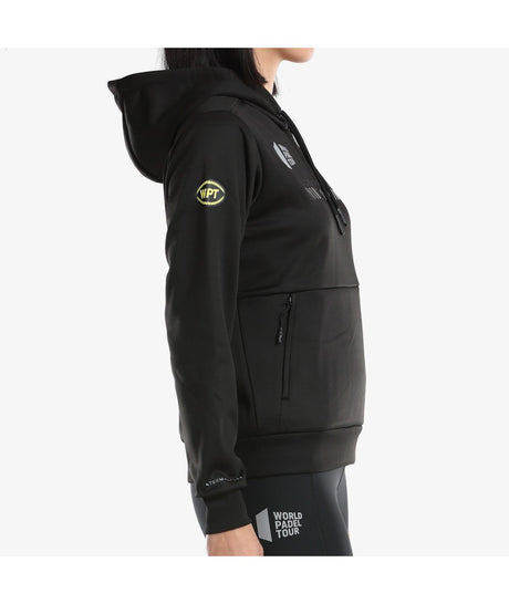 Vue arrière du sweatshirt Bullpadel Leste Black