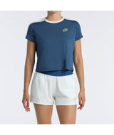 Tee Shirt Bullpadel Bilma Azul Oscuro vue avant