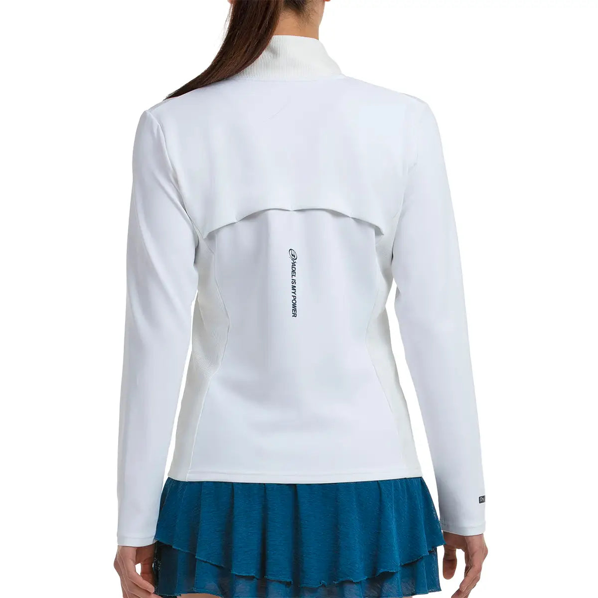 Détail tissu Veste Bullpadel Desna Blanco