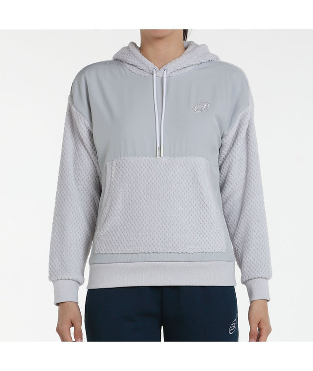 Veste Bullpadel Neda Gris Perla vue de face