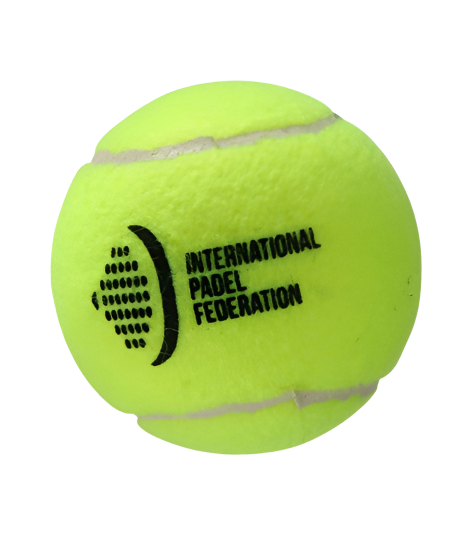 Détail du logo Bullpadel sur les balles FIP Next Pro