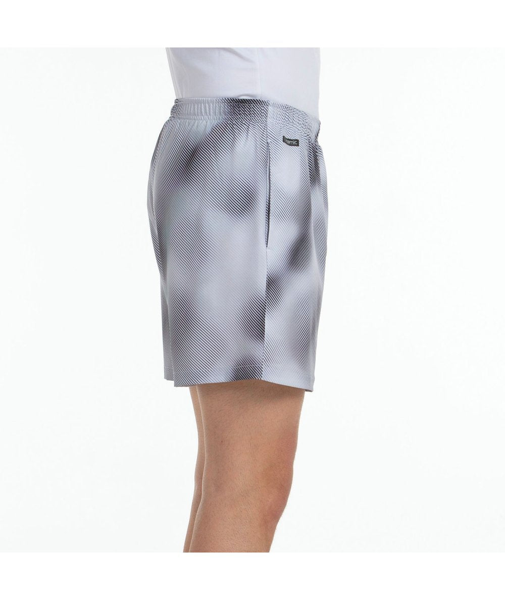 Side view of Short Bullpadel Mos Gris Perla