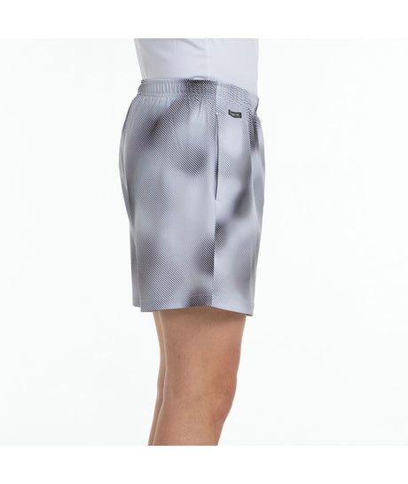 Side view of Short Bullpadel Mos Gris Perla