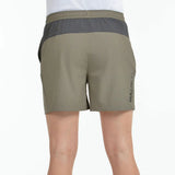 Short Bullpadel Muinos Kaki – Détail tissu respirant