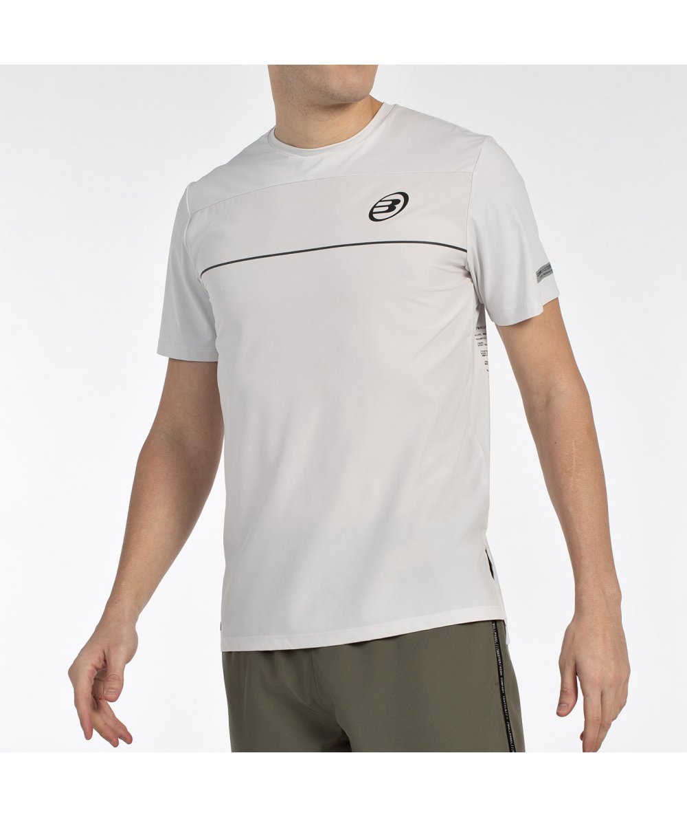 Tee Shirt Bullpadel Monda Gris Perla design moderne et élégant