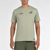 Tee Shirt de padel Bullpadel Prilep Eucalipto