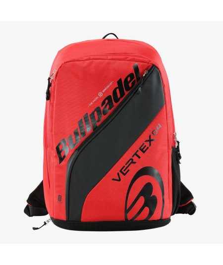 Sac à dos Bullpadel Vertex Rouge compartiments ouverts