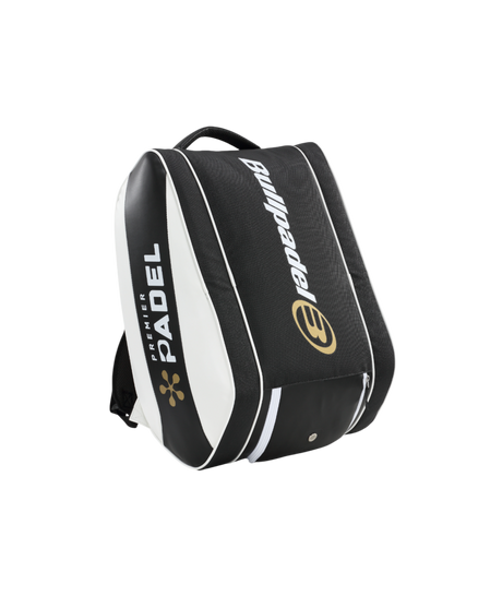 Détail des finitions du Sac Bullpadel Vertex Premier Padel Blanc