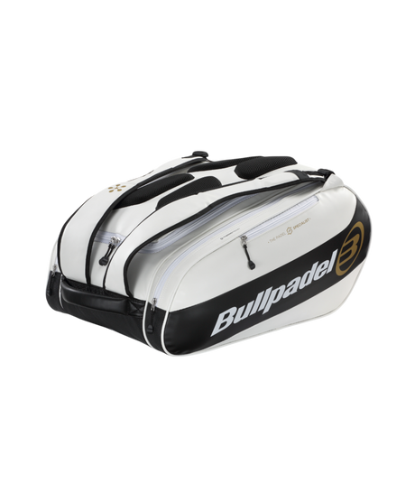 Vue avant du Sac Bullpadel Vertex Premier Padel Blanc