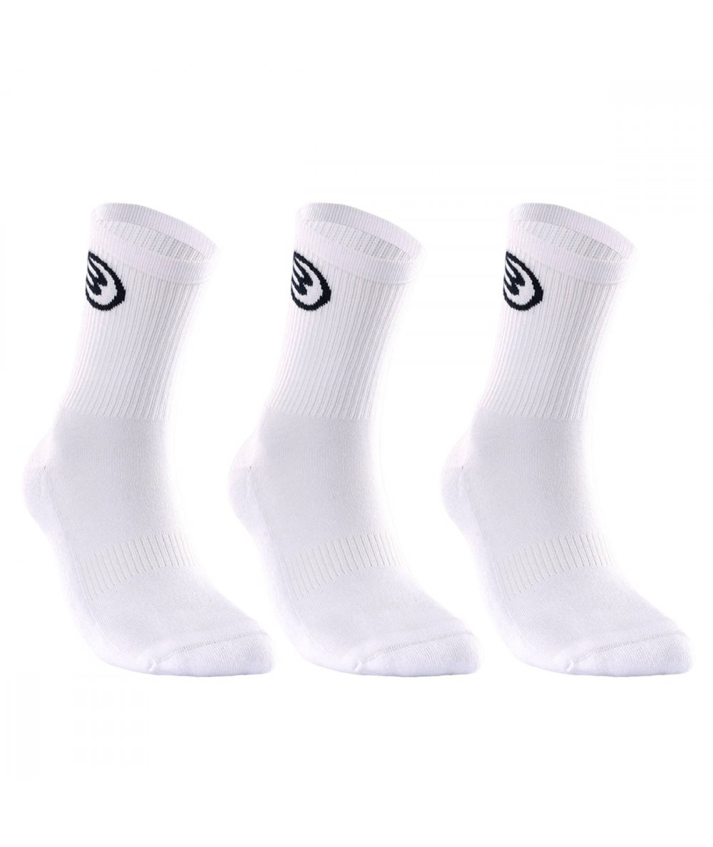 Chaussettes Bullpadel Blanco x3