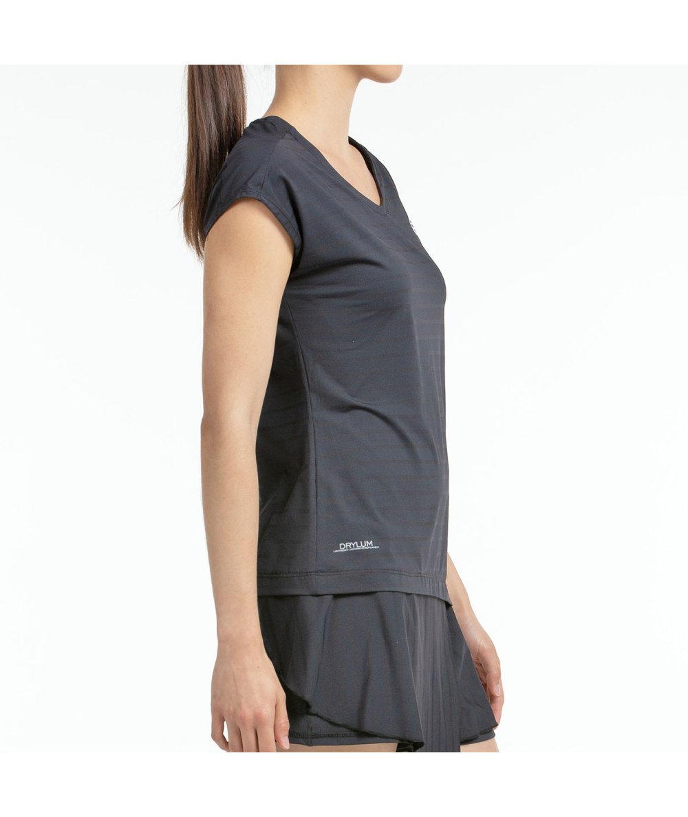 Détail tissu respirant Tee Shirt Bullpadel Adoros