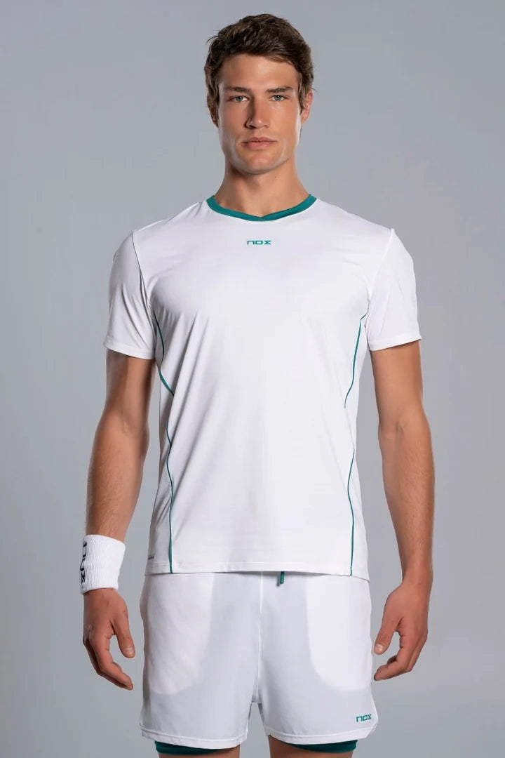 Tee Shirt Nox Pro Blanc / Vert Ivoire