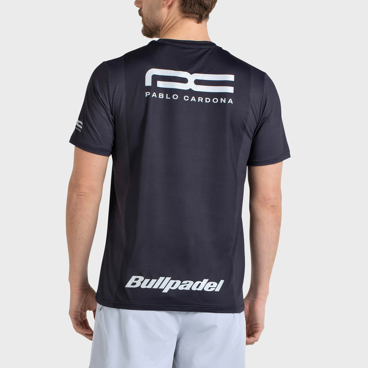 Tee Shirt de padel Bullpadel Pablo Cardona 26I Negro