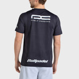 Tee Shirt de padel Bullpadel Pablo Cardona 26I Negro