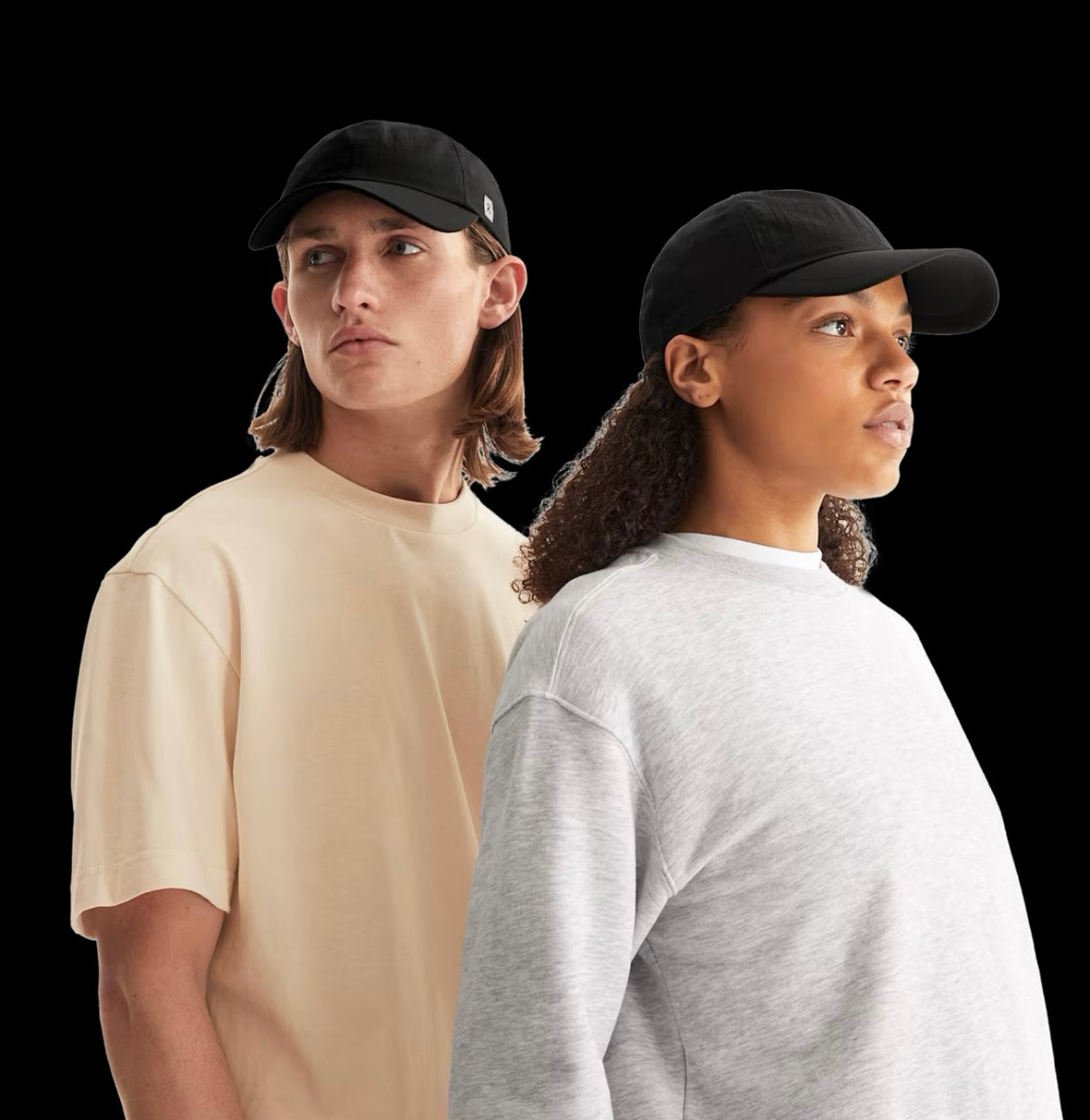 Casquette On Cap noire vue avant