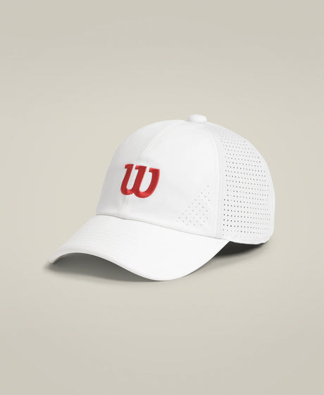 Casquette Wilson U Active Perforée White légère et respirante pour sport extérieur