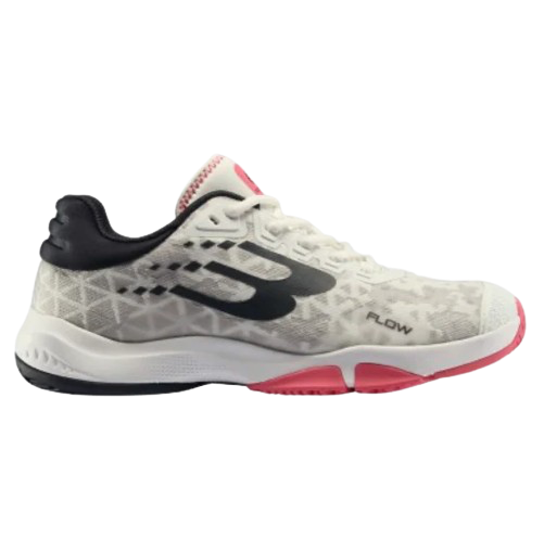 Chaussures Bullpadel Flow Blanco vue latérale et semelle