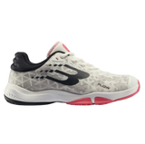 Chaussures Bullpadel Flow Blanco vue latérale et semelle