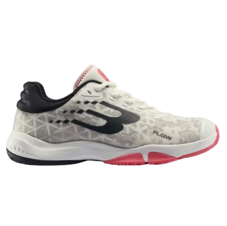 Chaussures Bullpadel Flow Blanco vue latérale et semelle