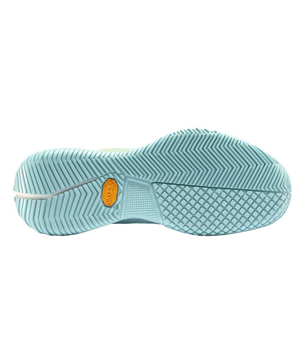 Vue dessus Chaussures Bullpadel Pearl Vibram 25V Verde