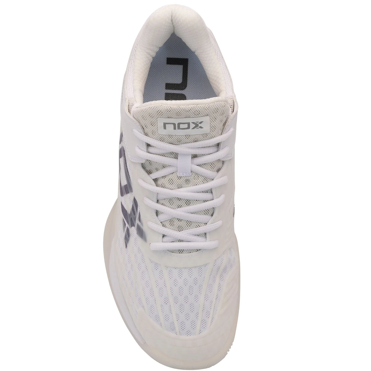 Chaussures Nox AT10 Luxury Blanc vue arrière, design élégant