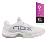 Chaussures Nox AT10 Luxury Blanc vue de face, légères et confortables