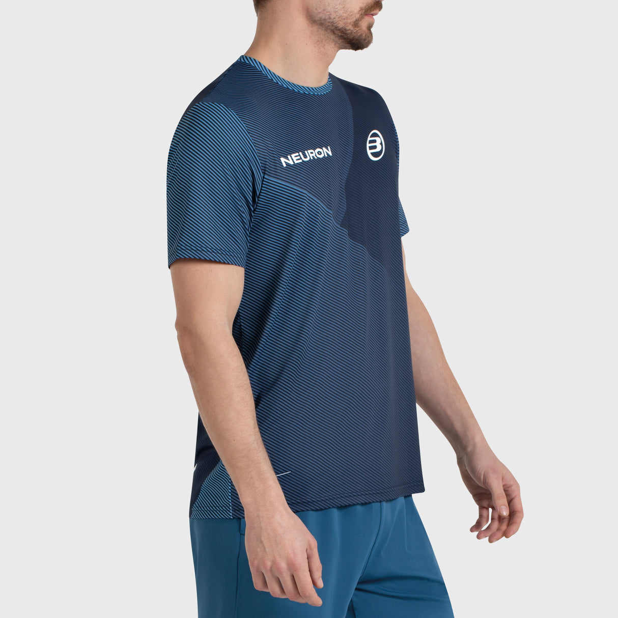 Tee Shirt de padel Bullpadel Chingotto 26I Azul Atomico