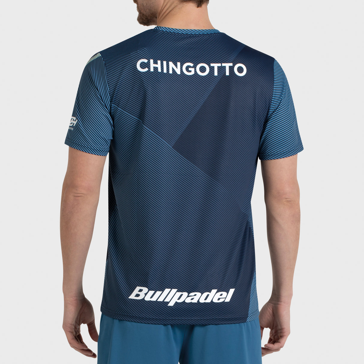 Tee Shirt de padel Bullpadel Chingotto 26I Azul Atomico