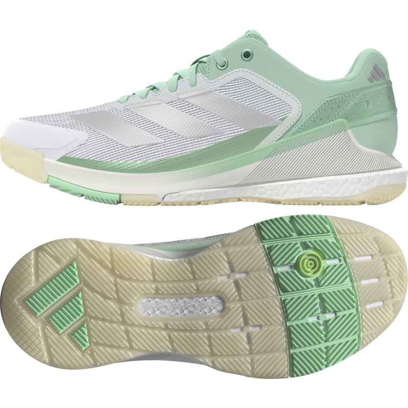 Chaussures de padel Adidas CrazyQuick Boost Clear Mint / Silver Met