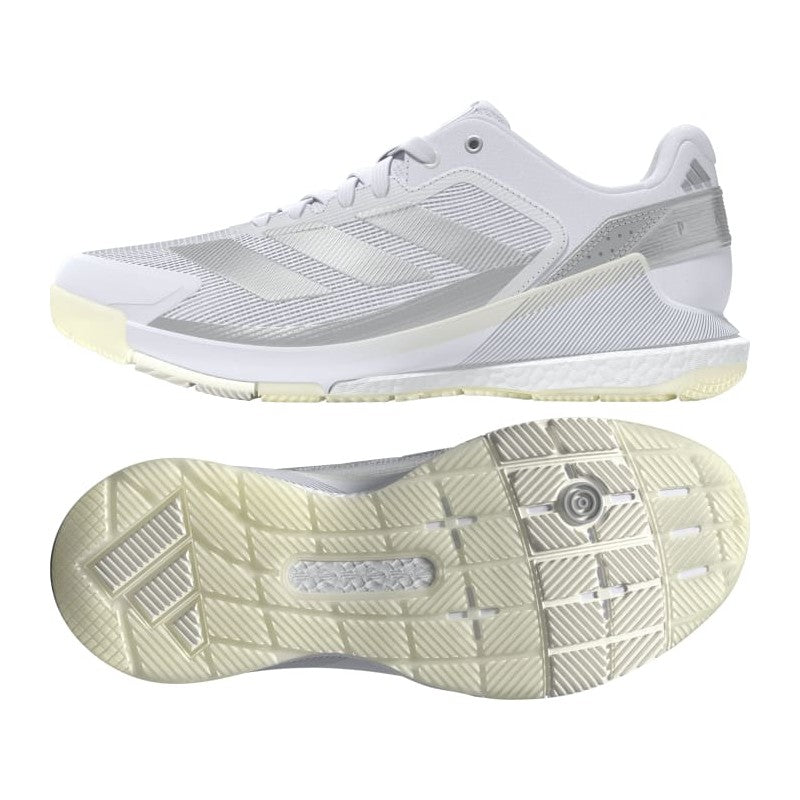 Chaussures de padel Adidas CrazyQuick Boost White / Silver Met